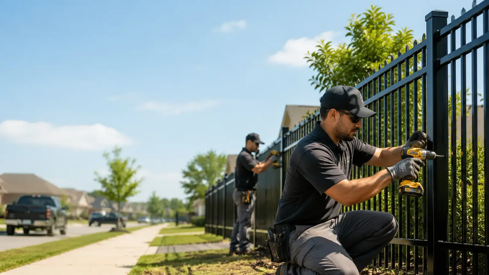 Metal Fence Installation in Perry Hall, MD